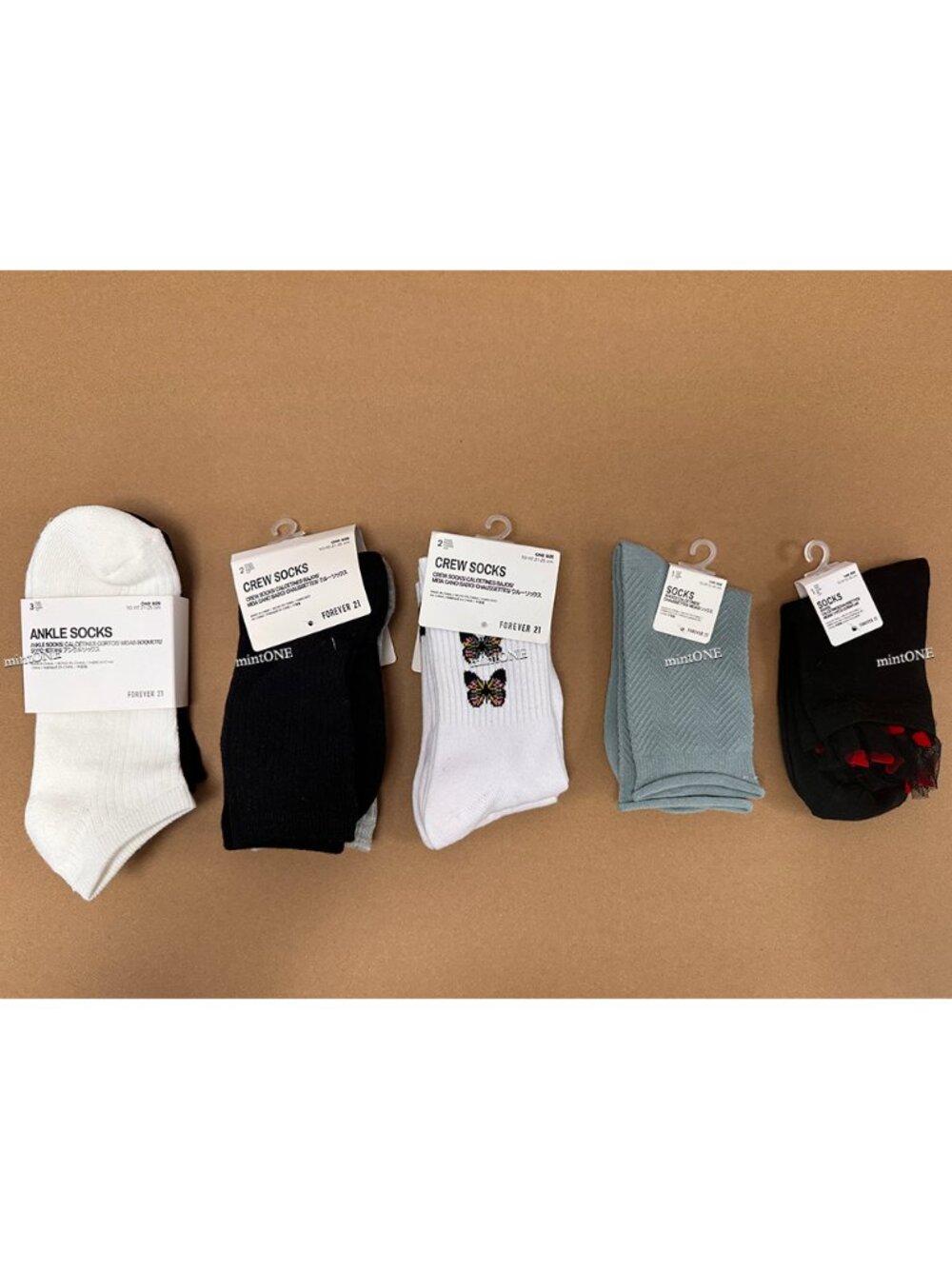 NEW Forever 21_ 8 Pair Mixed Socks
